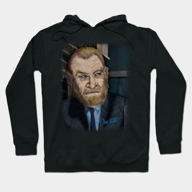 Brendan Gleeson Hoodie by Henry Drae